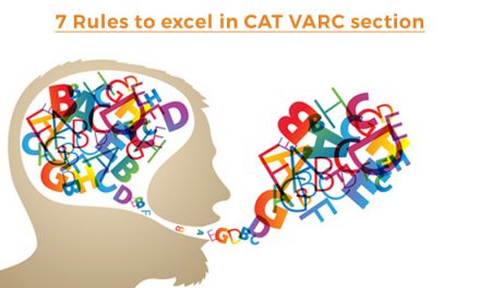 7 Rules to excel in CAT VARC section